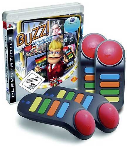 Buzz! - Deutschland Superquiz + 4 Buzzer *USK 0* PS3