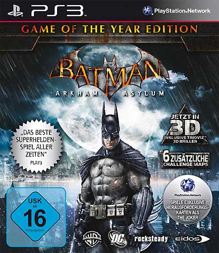 Batman: Arkham Asylum - GotY Edition *USK 16* PS3